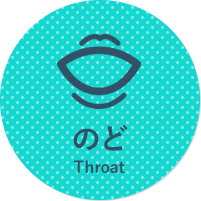 くち・のど・口・喉